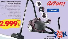 ARZUM AR4070 CLEAN COMPACT CYCLONE SÜPÜRGE